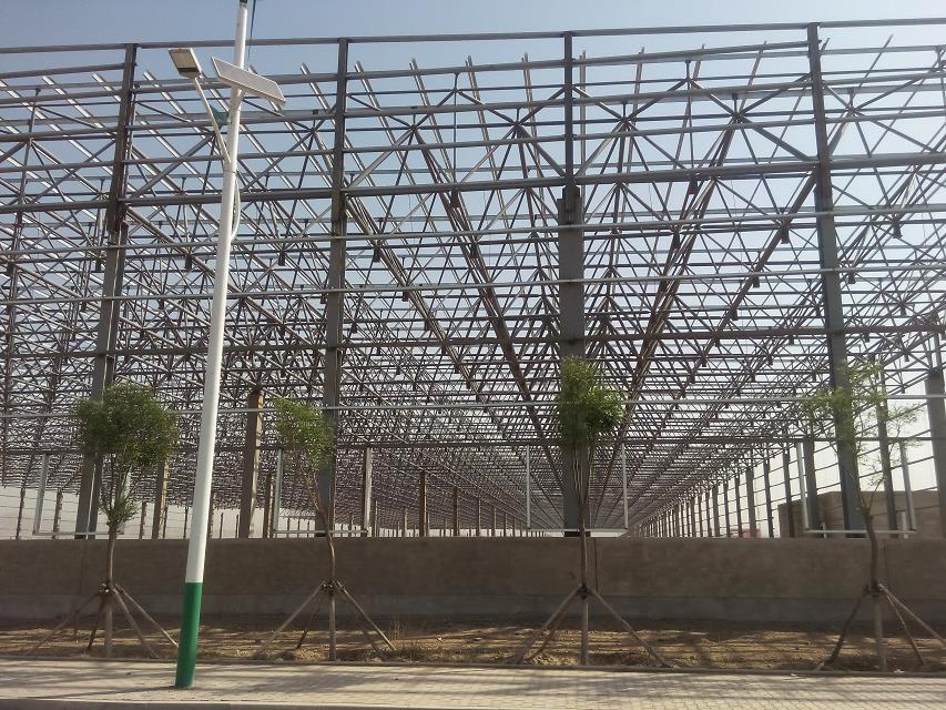 义马汽车工业厂房网架