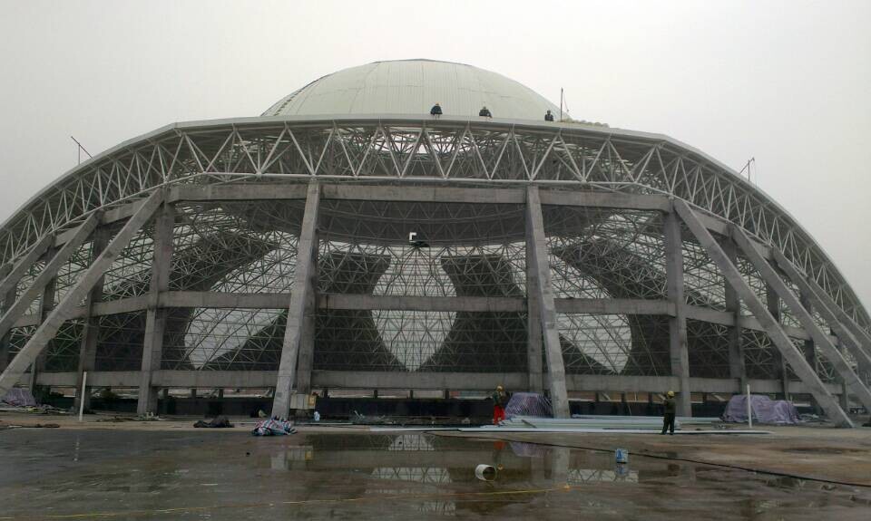 义马温泉馆网架工程